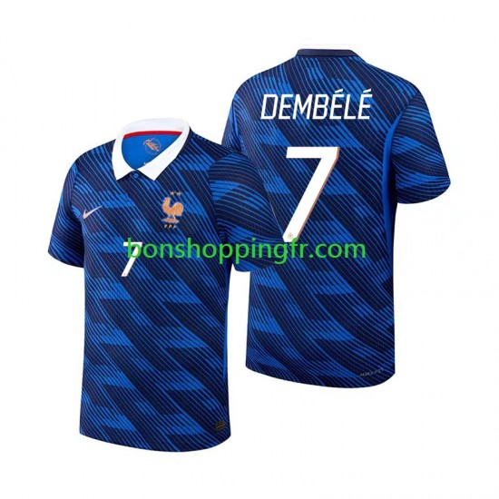 Maillot Domicile France Ousmane Dembele 7 World Cup 2026 Manches Courtes Homme