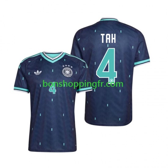 Maillot Extérieur Allemagne Jonathan Tah 4 World Cup 2026 Manches Courtes Homme