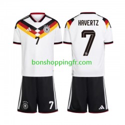 Maillot Domicile Allemagne Kai Havertz 7 World Cup 2026 Manches Courtes Jeune Enfant(+shorts)
