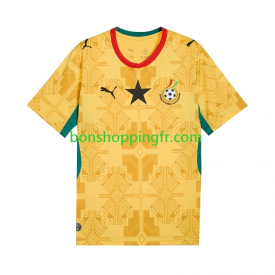 Maillot Extérieur Ghana World Cup 2026 Manches Courtes Homme