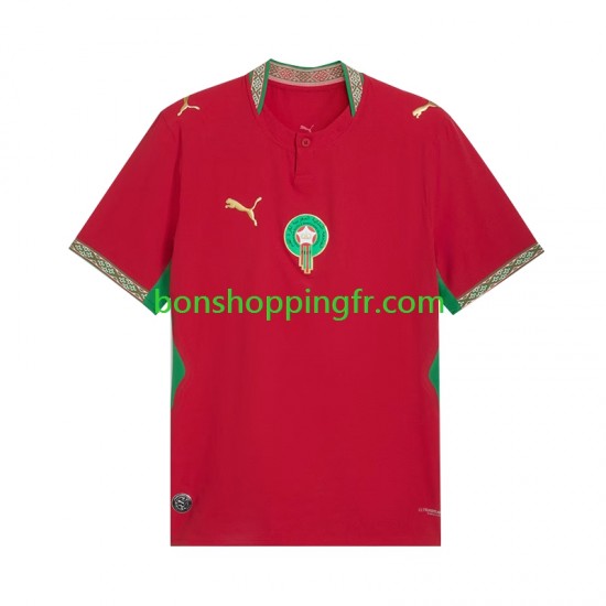 Maillot Domicile Maroc World Cup 2026 Manches Courtes Homme