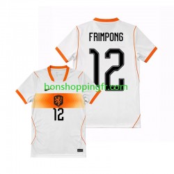 Maillot Extérieur Pays-Bas Jeremie Frimpong 12 World Cup 2026 Manches Courtes Homme