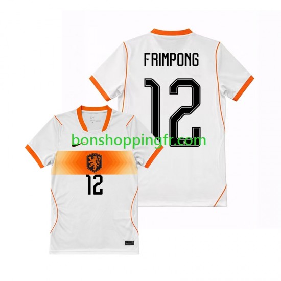 Maillot Extérieur Pays-Bas Jeremie Frimpong 12 World Cup 2026 Manches Courtes Homme