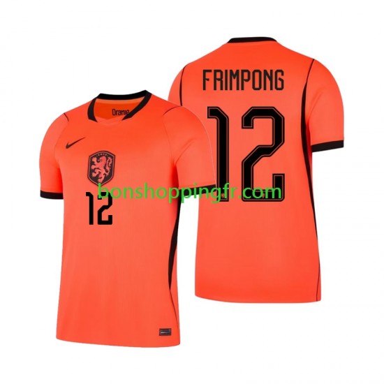Maillot Domicile Pays-Bas Jeremie Frimpong 12 World Cup 2026 Manches Courtes Homme