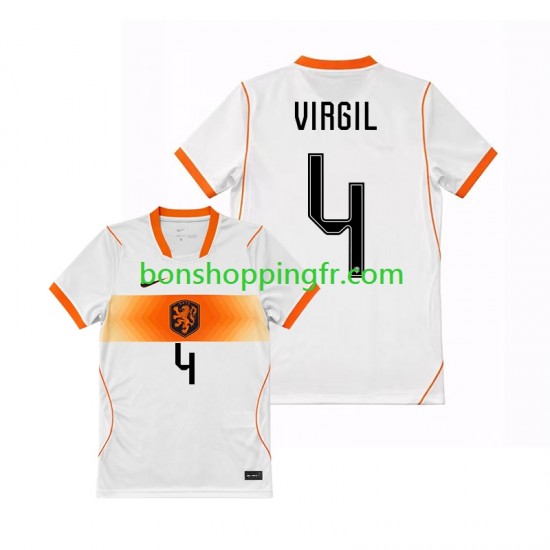 Maillot Extérieur Pays-Bas Virgil van Dijk 4 World Cup 2026 Manches Courtes Homme