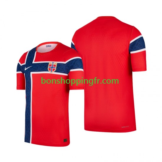 Maillot Domicile Norvège World Cup 2026 Manches Courtes Homme