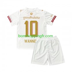 Maillot 4ème PSV Eindhoven Paul Wanner 10 Efteling 2025-2026 Manches Courtes Jeune Enfant(+shorts)