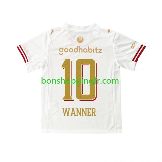 Maillot 4ème PSV Eindhoven Paul Wanner 10 Efteling 2025-2026 Manches Courtes Homme