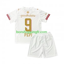 Maillot 4ème PSV Eindhoven Ricardo Pepi 9 Efteling 2025-2026 Manches Courtes Jeune Enfant(+shorts)
