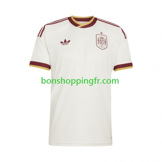 Maillot Extérieur Espagne World Cup 2026 Manches Courtes Homme