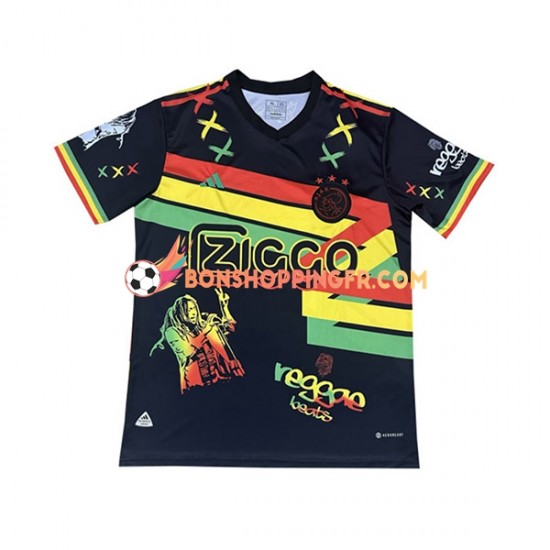 Maillot Domicile Ajax Amsterdam Bob Marley 2023-2024 Manches Courtes Homme