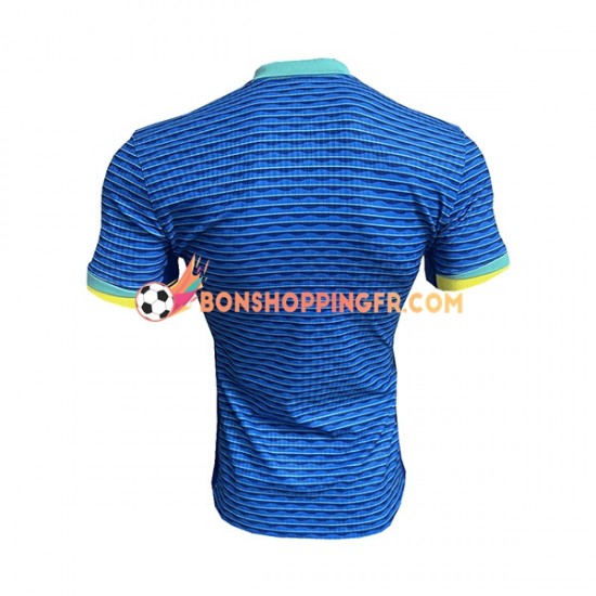 Maillot Extérieur Brésil 2023-2024 Manches Courtes Homme