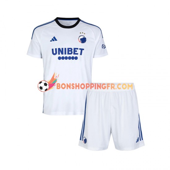 Maillot Domicile FC Copenhague 2023-2024 Manches Courtes Jeune Enfant(+shorts)