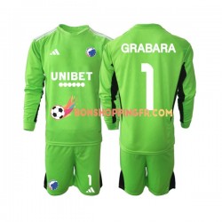 Maillot 4ème FC Copenhague Gardien GRABARA 1 2023-2024 Manches Longues Jeune Enfant(+shorts)