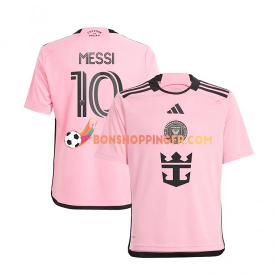 Maillot Domicile InterMiami Lionel Messi 10 2024 Manches Courtes Homme