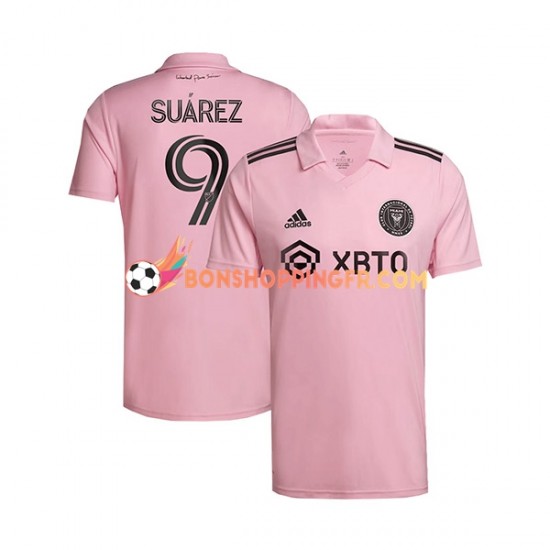 Maillot Domicile InterMiami Luis Suarez 9 2023-2024 Manches Courtes Homme