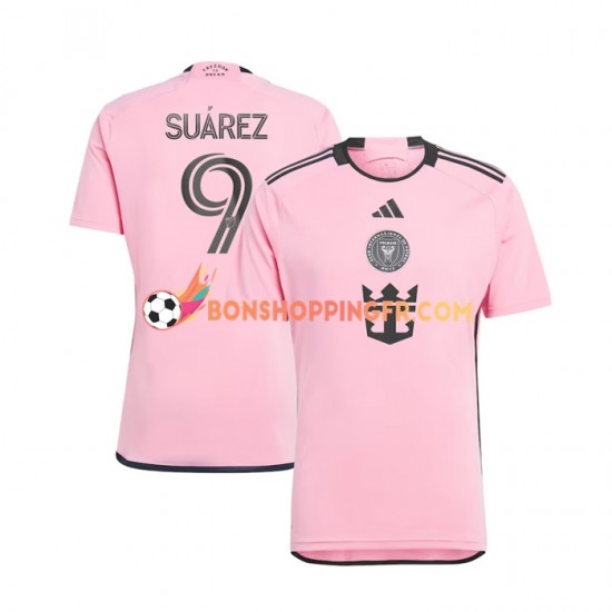 Maillot Domicile InterMiami Luis Suarez 9 2024 Manches Courtes Homme