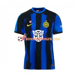 Maillot Domicile Inter Milan Transformers 2023-2024 Manches Courtes Homme