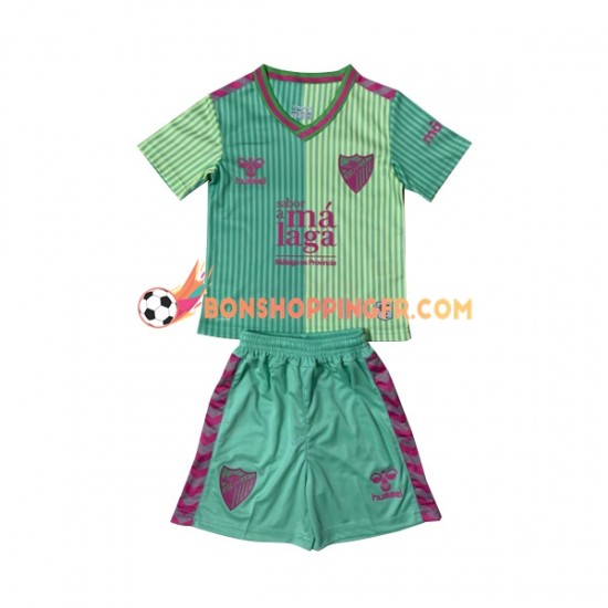 Maillot 3ème Málaga CF 2023-2024 Manches Courtes Jeune Enfant(+shorts)