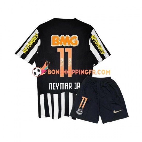 Maillot Rétro Extérieur Santos FC Neymar JR 11 2011-2012 Manches Courtes Jeune Enfant(+shorts)