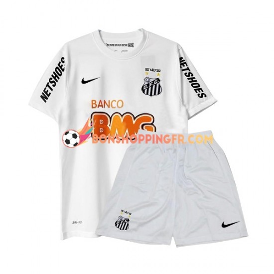 Maillot Rétro Domicile Santos FC 2011-2012 Manches Courtes Jeune Enfant(+shorts)