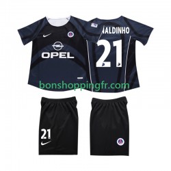Maillot Rétro 3ème AC Milan RONALDINHO 10 2002 2003 Manches Courtes Jeune Enfant(+shorts)