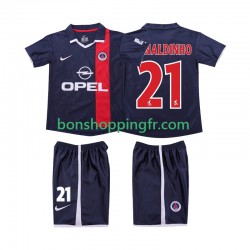 Maillot Rétro Domicile AC Milan RONALDINHO 21 2001 2002 Manches Courtes Jeune Enfant(+shorts)