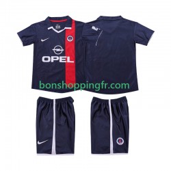 Maillot Rétro Domicile AC Milan 2001 2002 Manches Courtes Jeune Enfant(+shorts)