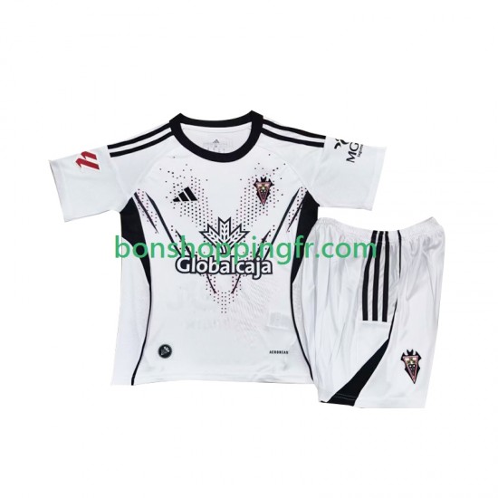 Maillot Domicile Albacete 2025-2026 Manches Courtes Jeune Enfant(+shorts)