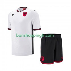 Maillot Extérieur Albanie 2025-2026 Manches Courtes Jeune Enfant(+shorts)