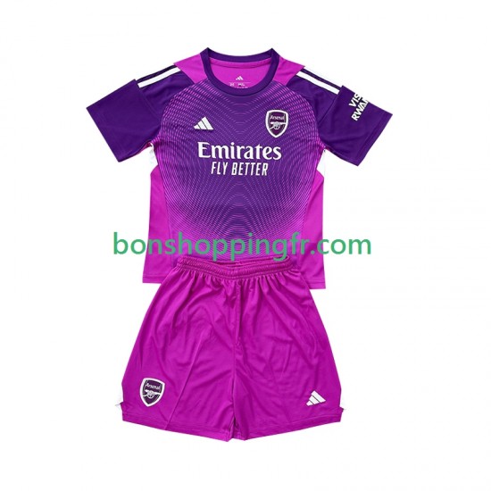 Maillot 3ème Arsenal Gardien 2025-2026 Manches Courtes Jeune Enfant(+shorts)