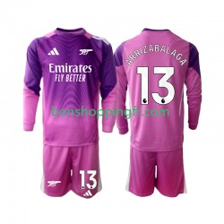 Maillot 3ème Arsenal Gardien Kepa Arrizabalaga 13 2025-2026 Manches Longues Jeune Enfant(+shorts)