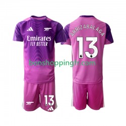 Maillot 3ème Arsenal Gardien Kepa Arrizabalaga 13 2025-2026 Manches Courtes Jeune Enfant(+shorts)