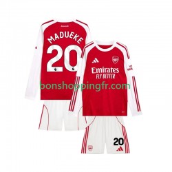 Maillot Domicile Arsenal Noni Madueke 20 2025-2026 Manches Longues Jeune Enfant(+shorts)