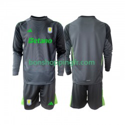 Maillot Domicile Aston Villa Gardien 2025-2026 Manches Longues Jeune Enfant(+shorts)