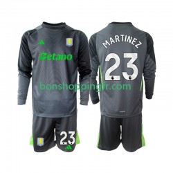 Maillot Domicile Aston Villa Gardien Emiliano Martinez 23 2025-2026 Manches Longues Jeune Enfant(+shorts)