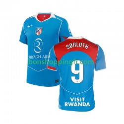 Maillot 3ème Atlético Madrid Alexander Sorloth 9 2025-2026 Manches Courtes Homme