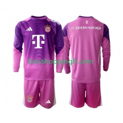 Maillot 4ème Bayern Munich Gardien 2025-2026 Manches Longues Jeune Enfant(+shorts)