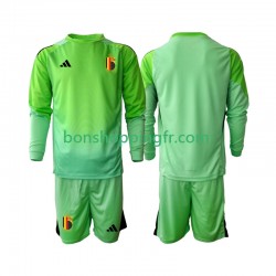 Maillot Domicile Belgique Gardien 2025 Manches Longues Jeune Enfant(+shorts)