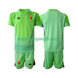 Maillot Domicile Belgique Gardien 2025 Manches Courtes Jeune Enfant(+shorts)