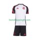 Maillot Extérieur CR Flamengo 2025-2026 Manches Courtes Jeune Enfant(+shorts)