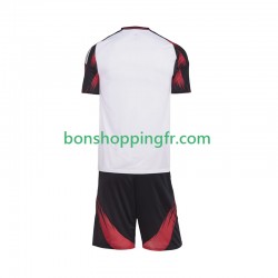 Maillot Extérieur CR Flamengo 2025-2026 Manches Courtes Jeune Enfant(+shorts)