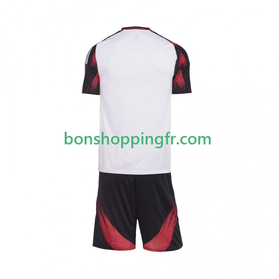Maillot Extérieur CR Flamengo 2025-2026 Manches Courtes Jeune Enfant(+shorts)