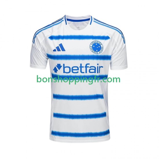 Maillot Extérieur Cruzeiro 2025-2026 Manches Courtes Homme
