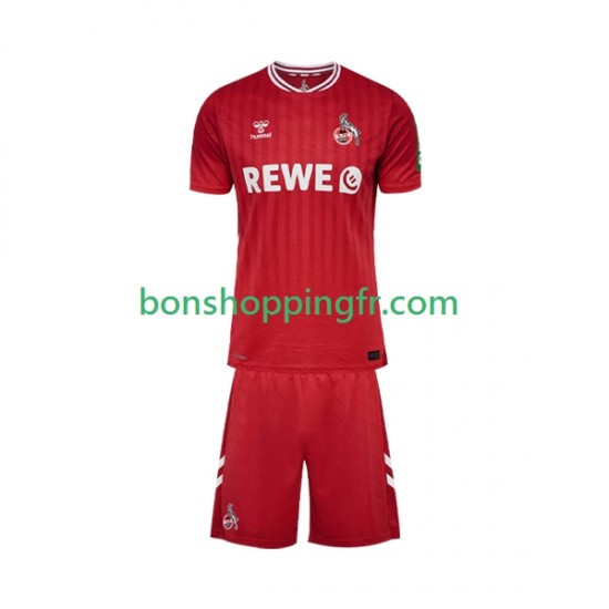 Maillot Extérieur FC Cologne 2025-2026 Manches Courtes Jeune Enfant(+shorts)