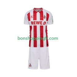 Maillot Domicile FC Cologne 2025-2026 Manches Courtes Jeune Enfant(+shorts)