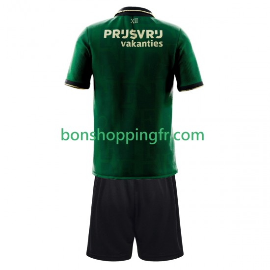 Maillot 4ème Feyenoord Rotterdam 2025-2026 Manches Courtes Jeune Enfant(+shorts)