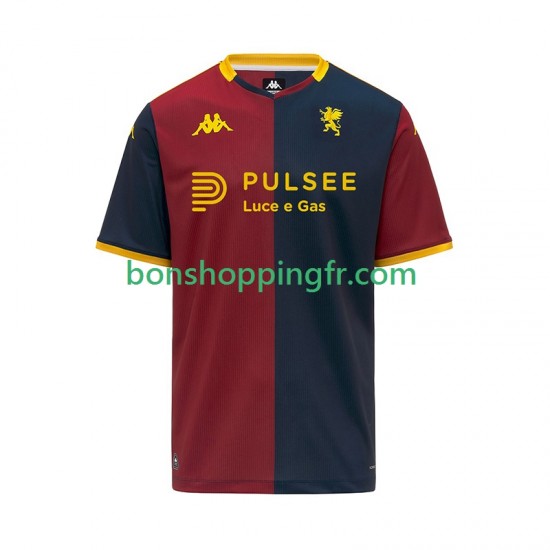 Maillot Domicile Genoa 2025-2026 Manches Courtes Homme