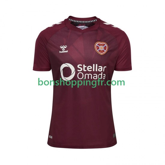 Maillot Domicile Hearts 2025-2026 Manches Courtes Homme