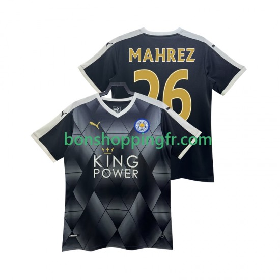Maillot Rétro Extérieur Leicester City MAHREZ 26 2014 2015 Manches Courtes Homme